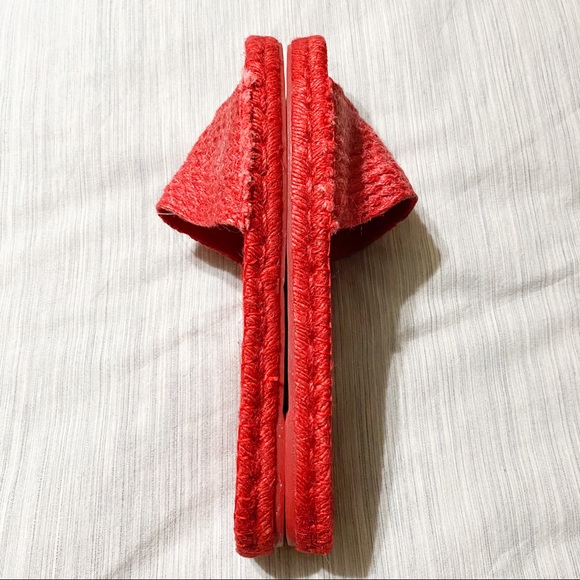 Free People Beach Front Espadrille Red Sandal - Picture 4 of 8